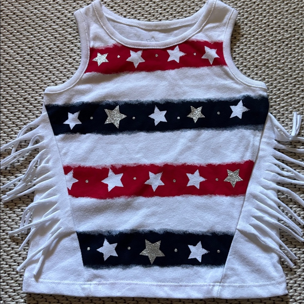 Tank toddler girls sizes 2T, 4T or 5T 60% cotton 40% polyester new
